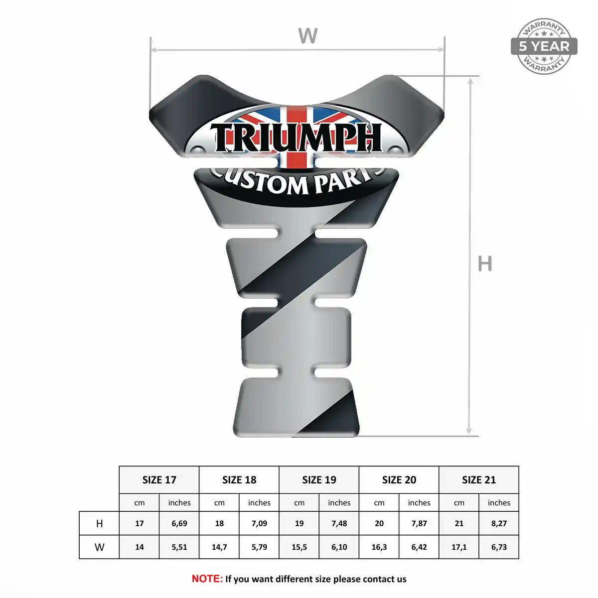 Triumph Tank Protector Pad Elite Edition