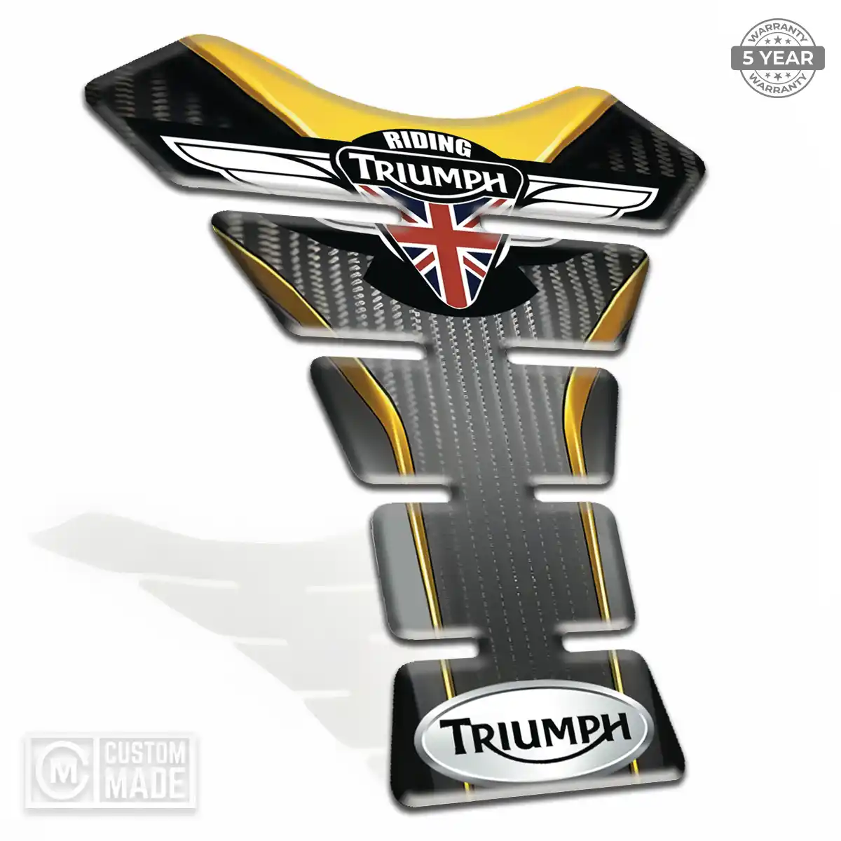 Triumph Tank Protector Pad Motorcycle Refined Design