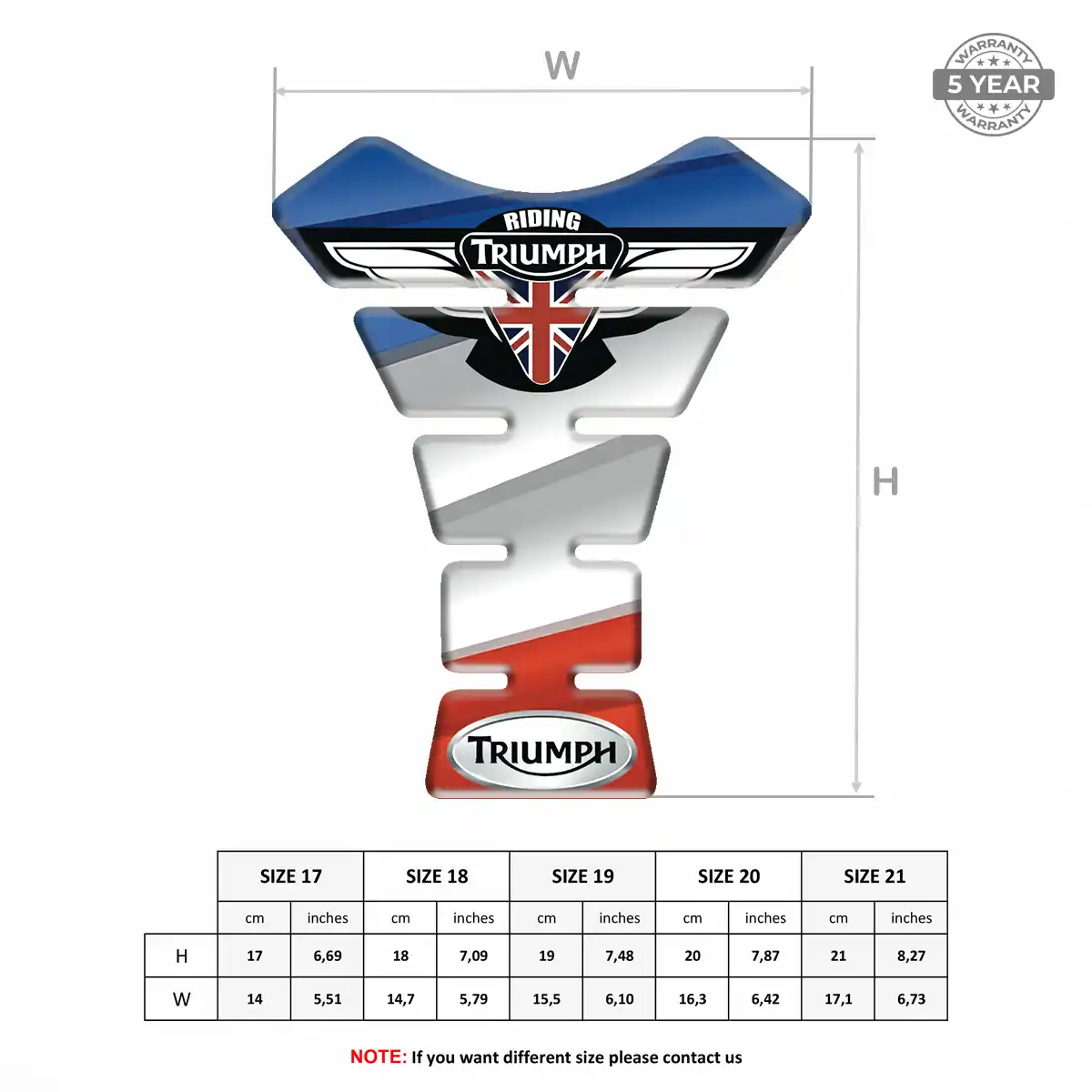 Triumph Tank Protector Pads Elite Edition
