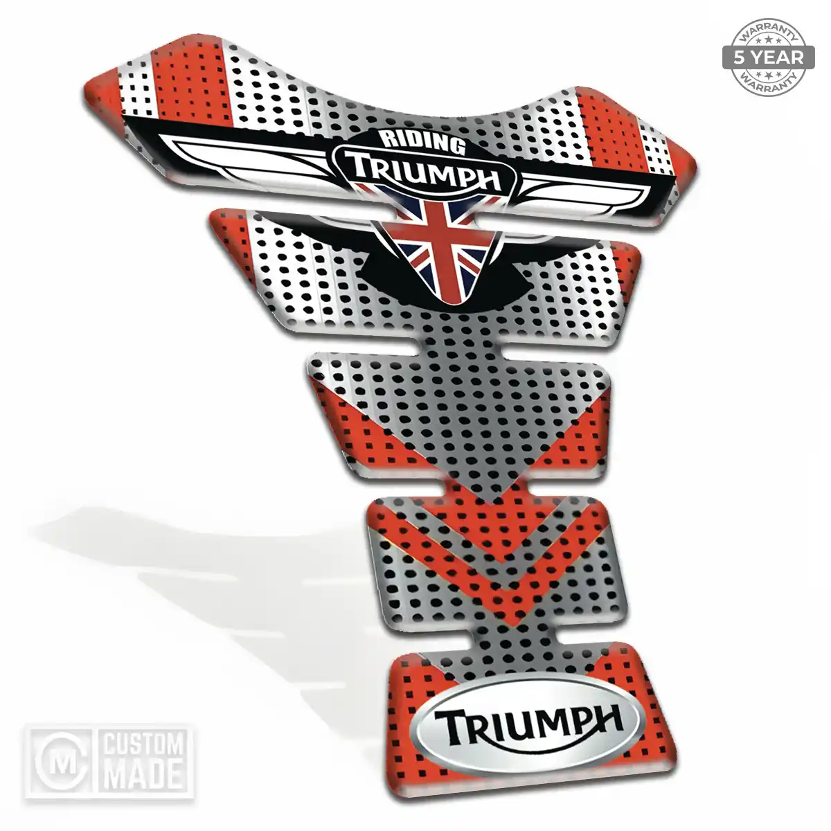 Triumph Tank Protector Pads Motorbike Elite Finish