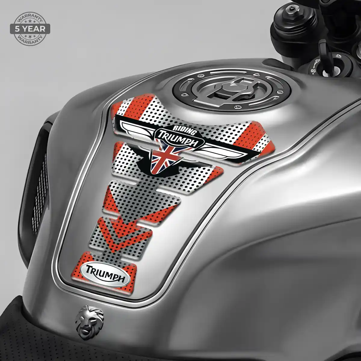 Triumph Tank Protector Pads Motorbike Elite Finish