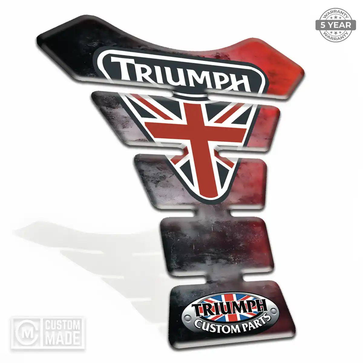 Triumph Tank Protector Pads Motorbike Refined Design