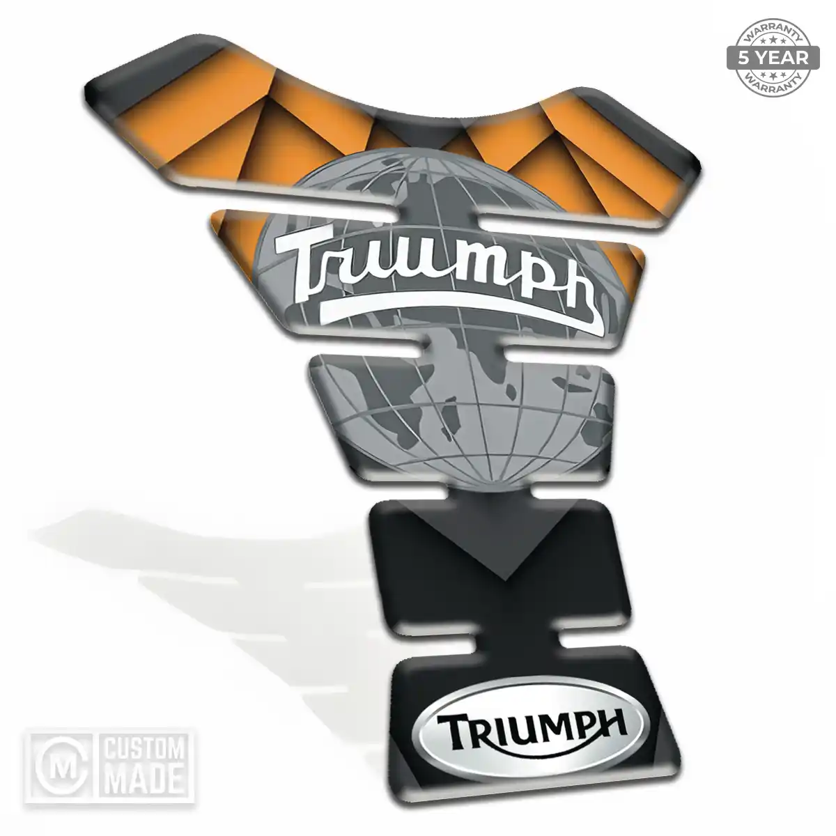 Triumph Tank Protector Pads Motorcycle Refined Design