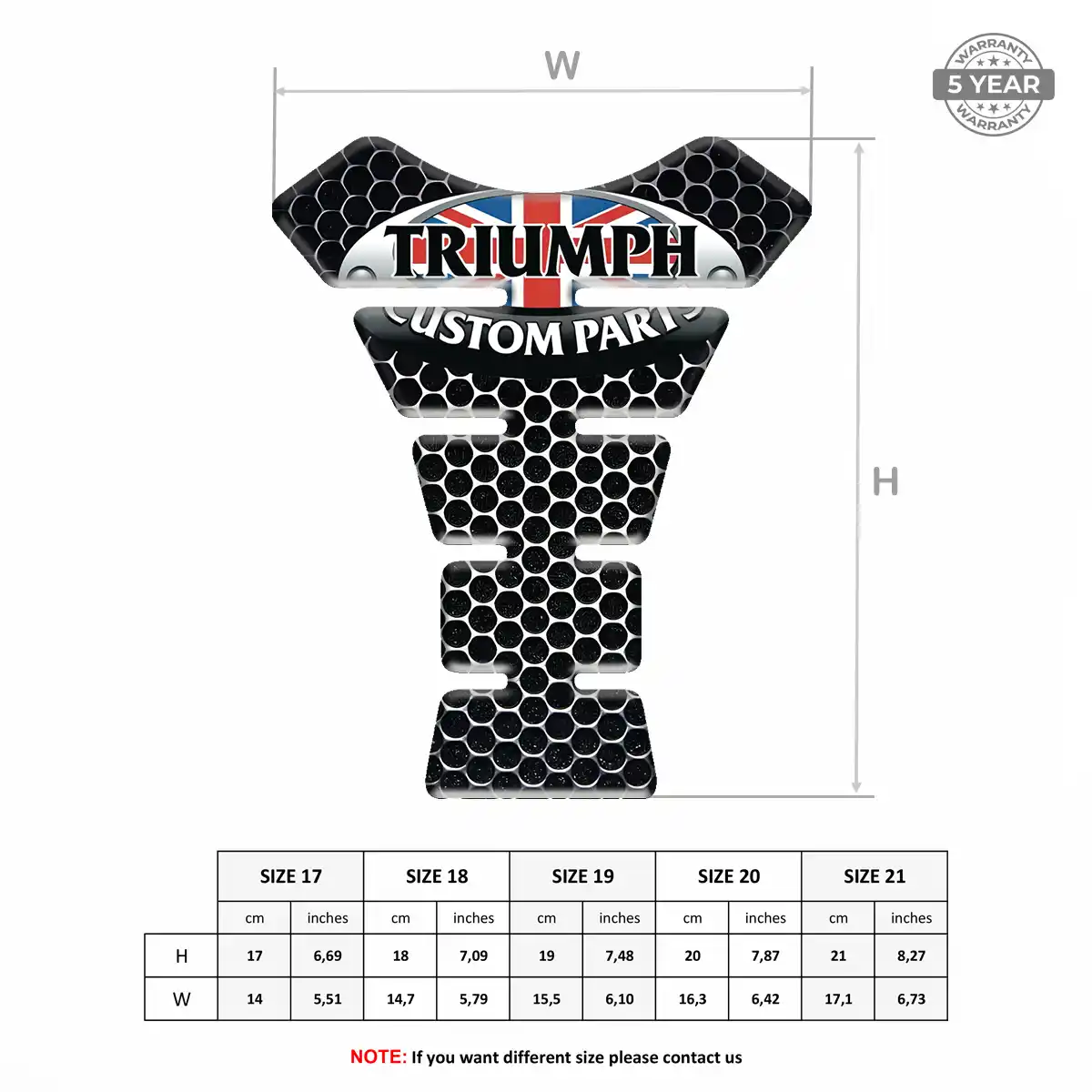 Triumph Tank Protector Prime Quality