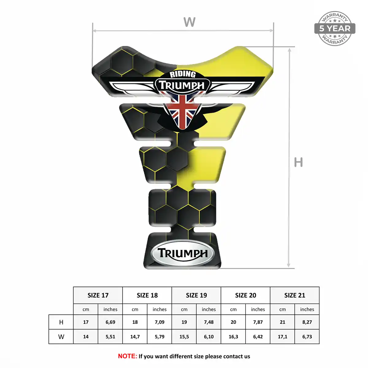 Triumph Tank Scratch Protector Exclusive Series