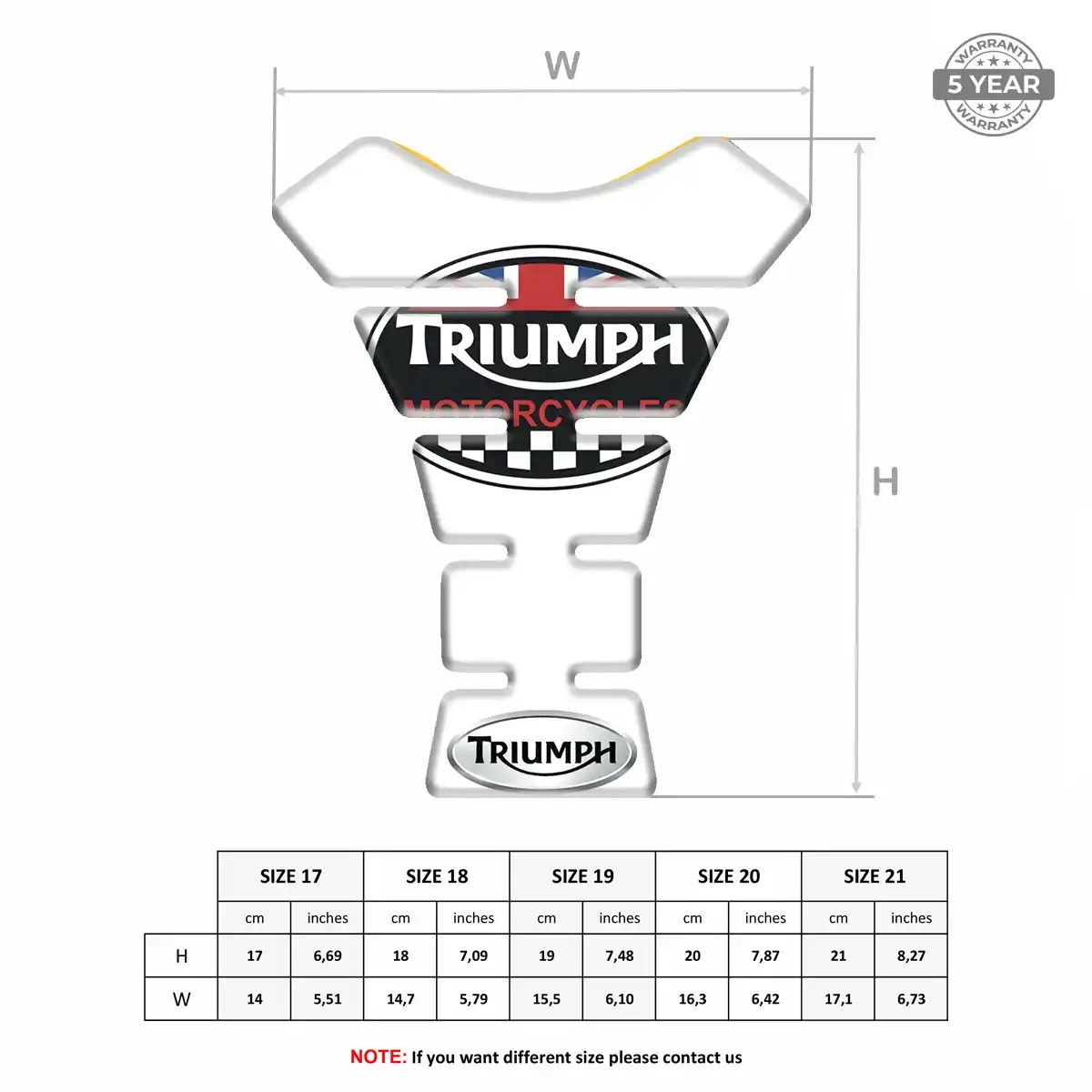 Triumph Tank Scratch Protector Superior Craft