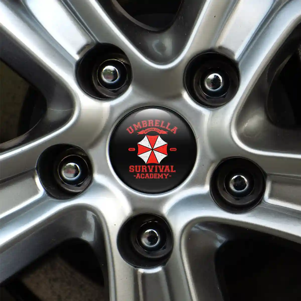 Umbrella Emblem Center Hup Cap Sleek Style