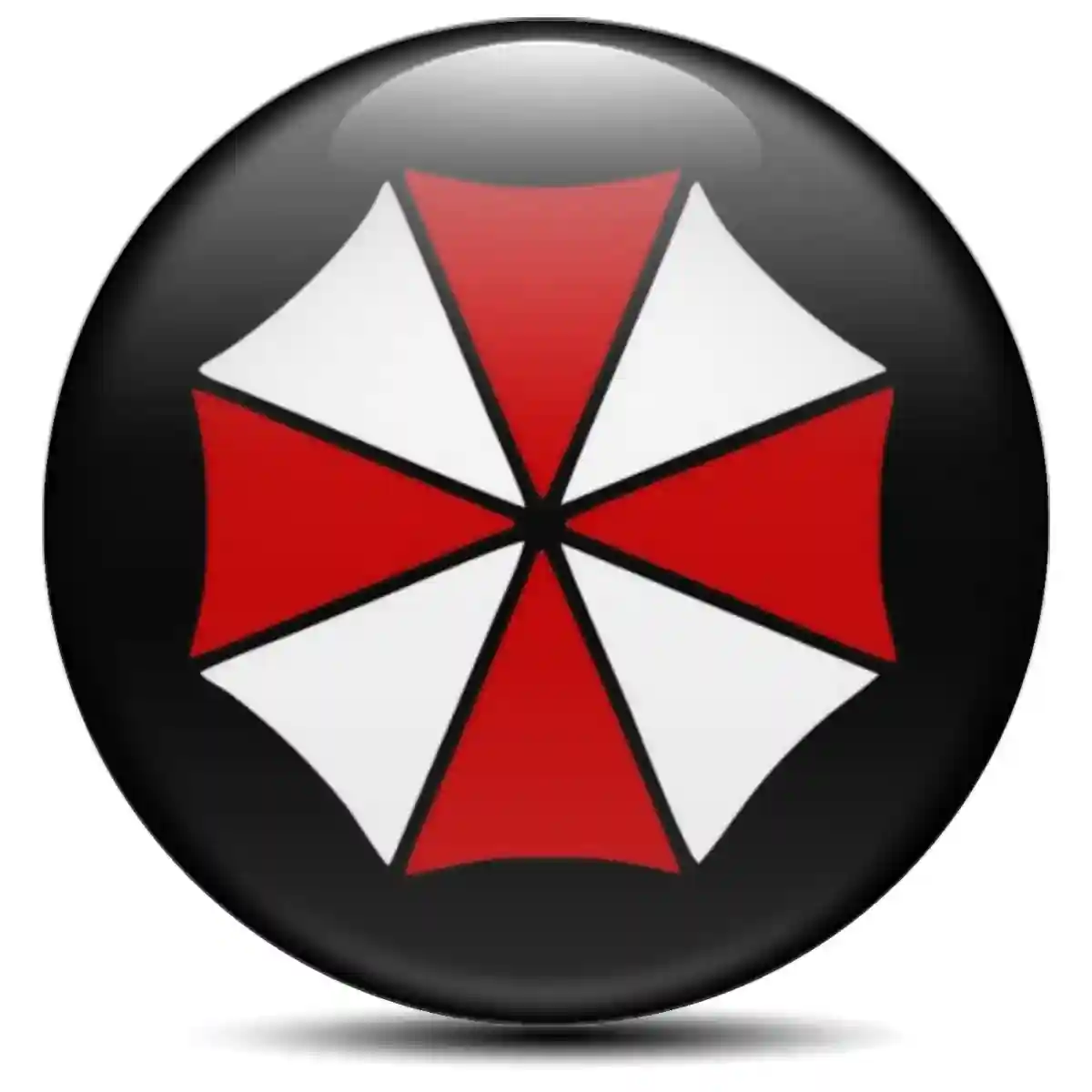 Umbrella Emblem Wheel Center Caps Sleek Style