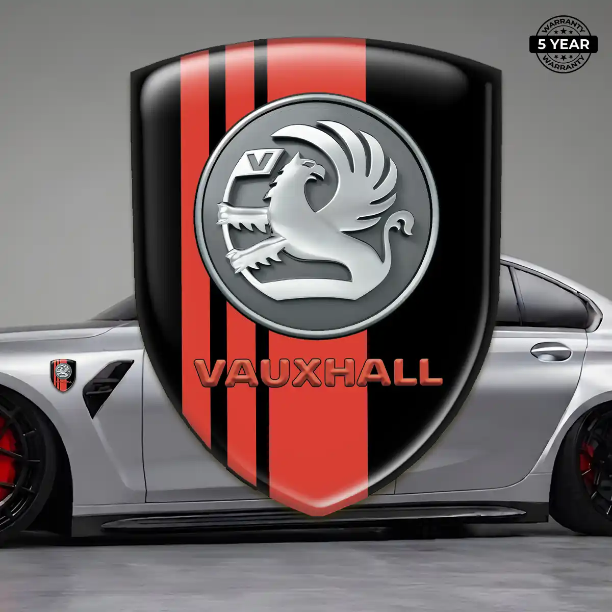 Vauxhall 3D Badge Sticker Cabin Style