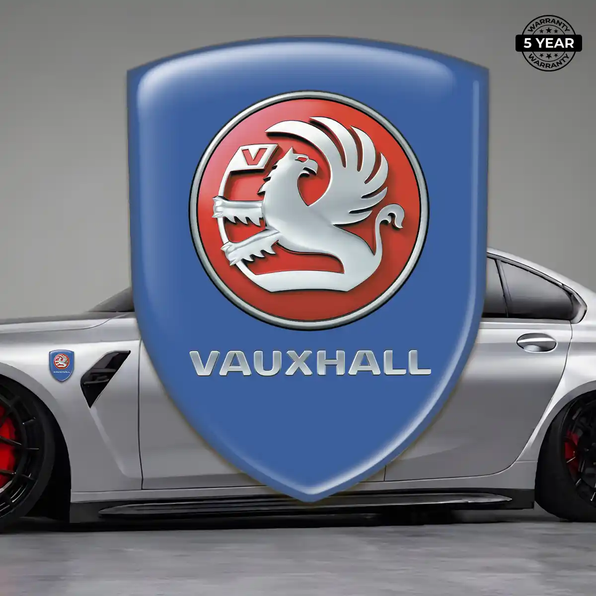 Vauxhall 3D Badge Sticker Deluxe Edition