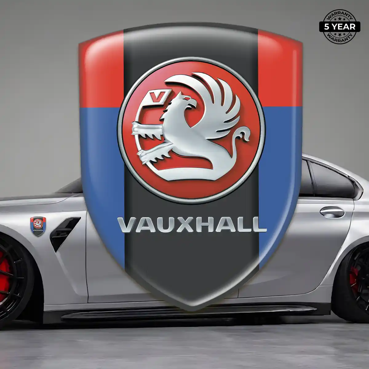 Vauxhall 3D Badge Sticker Exterior Luxe