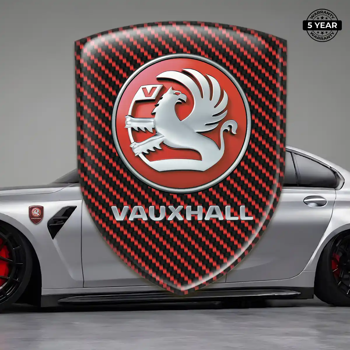Vauxhall 3D Badge Sticker Interior Luxe