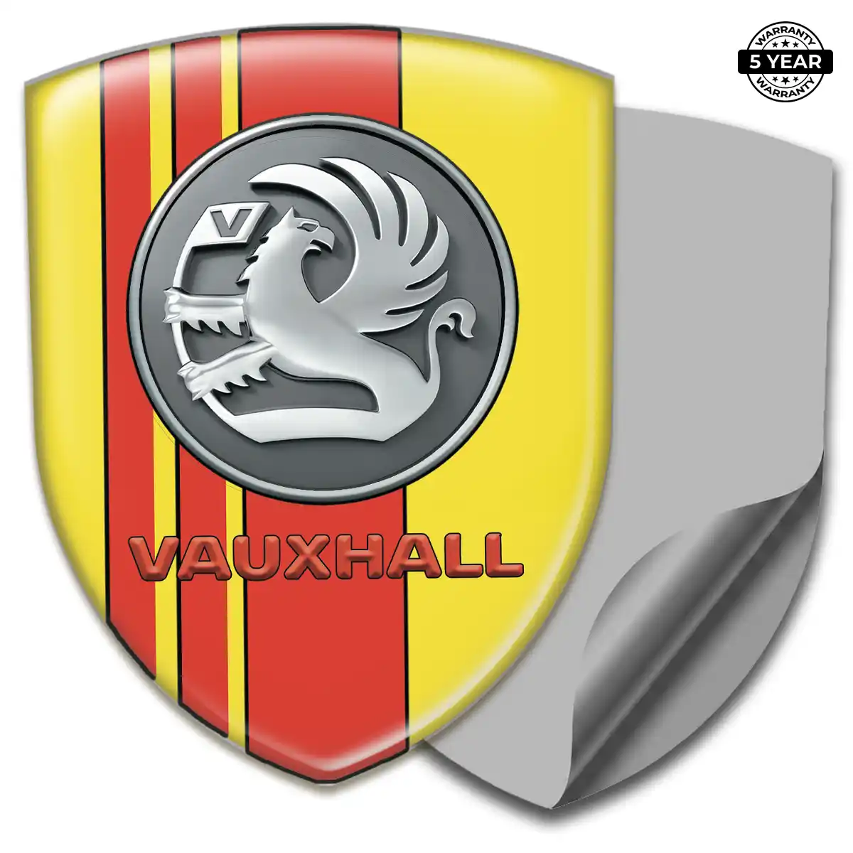 Vauxhall 3D Badge Sticker Premium Dome
