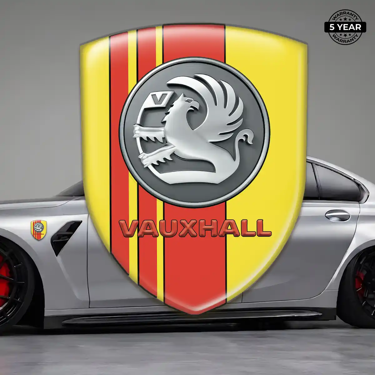 Vauxhall 3D Badge Sticker Premium Dome