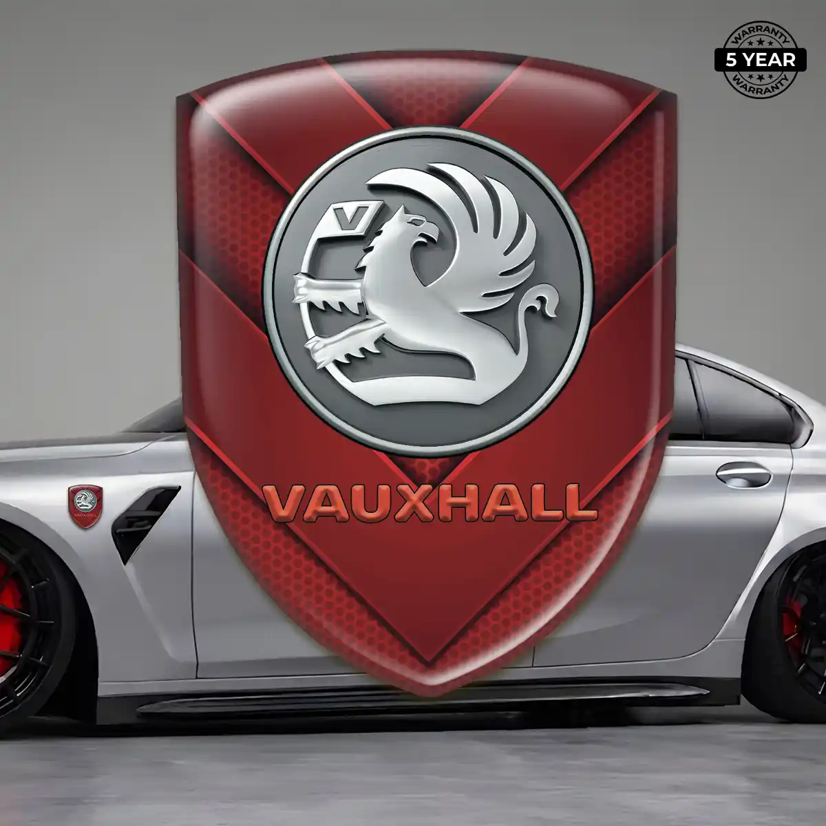 Vauxhall 3D Badge Sticker Prestige Line