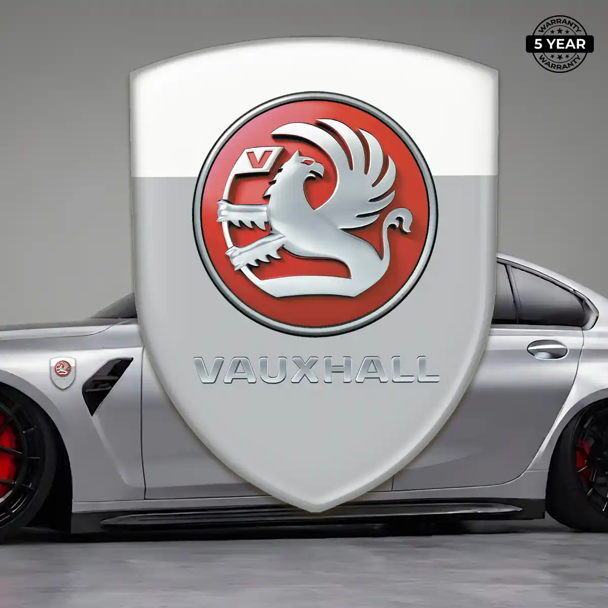 Vauxhall 3D Badge Sticker Refined Design
