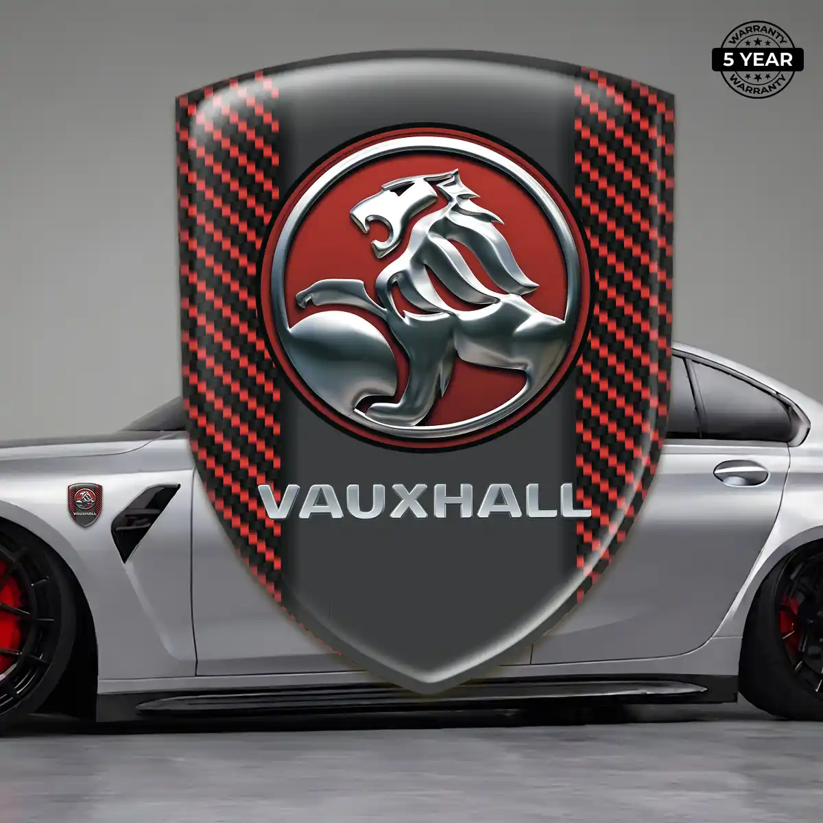 Vauxhall 3D Badge Sticker Resin Elite