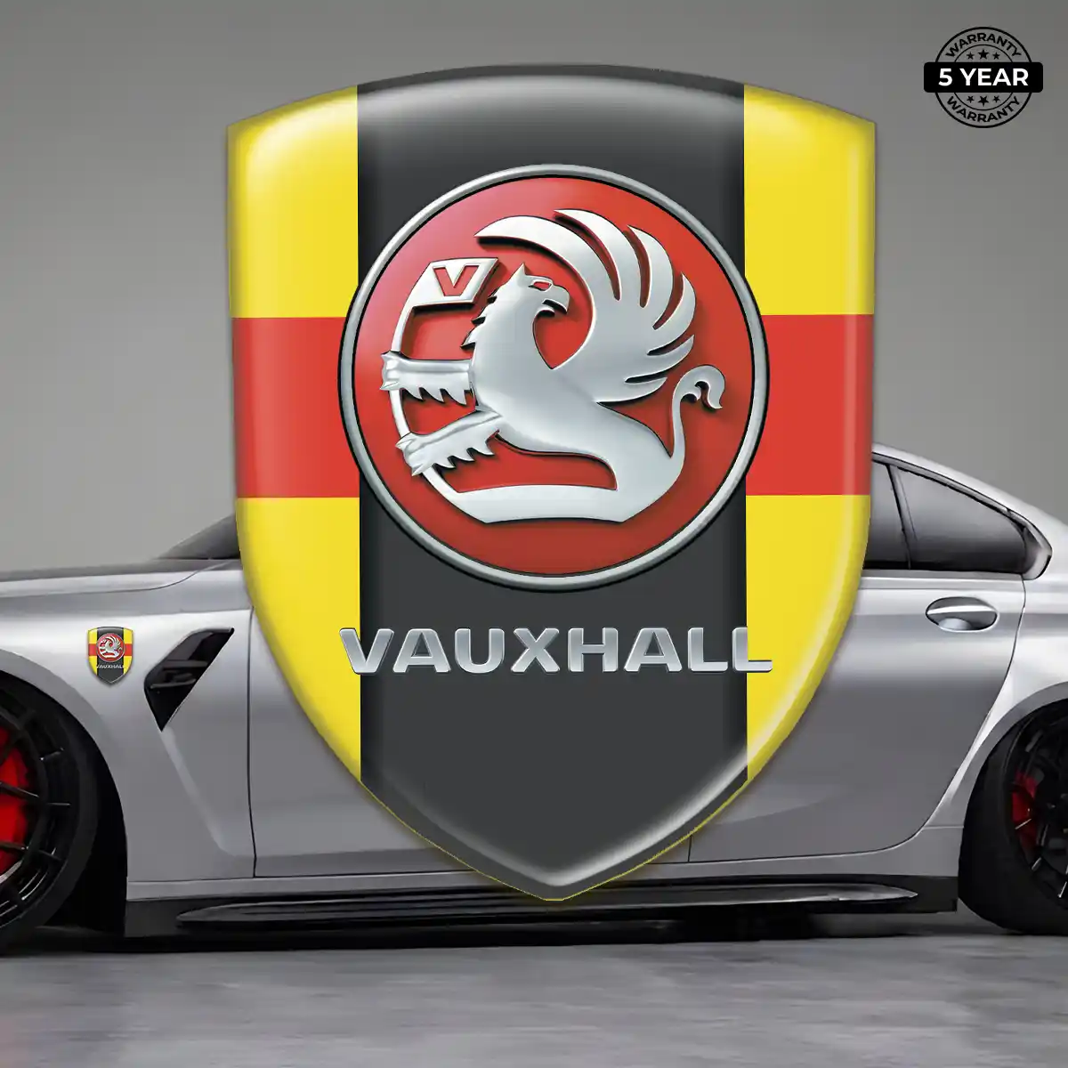 Vauxhall 3D Badge Sticker Resin Luxe