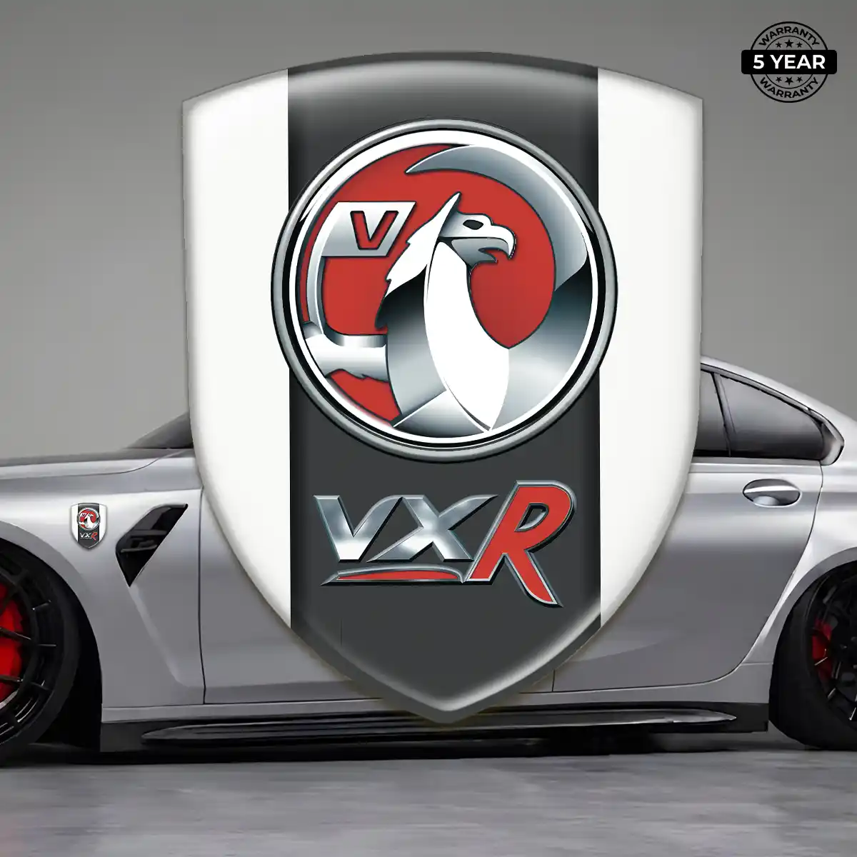 Vauxhall 3D Badge Sticker Sleek Style