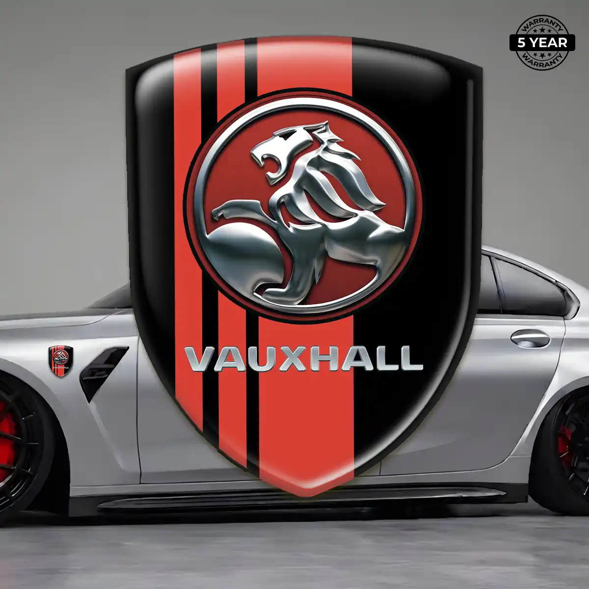 Vauxhall 3D Badge Sticker Superior Craft