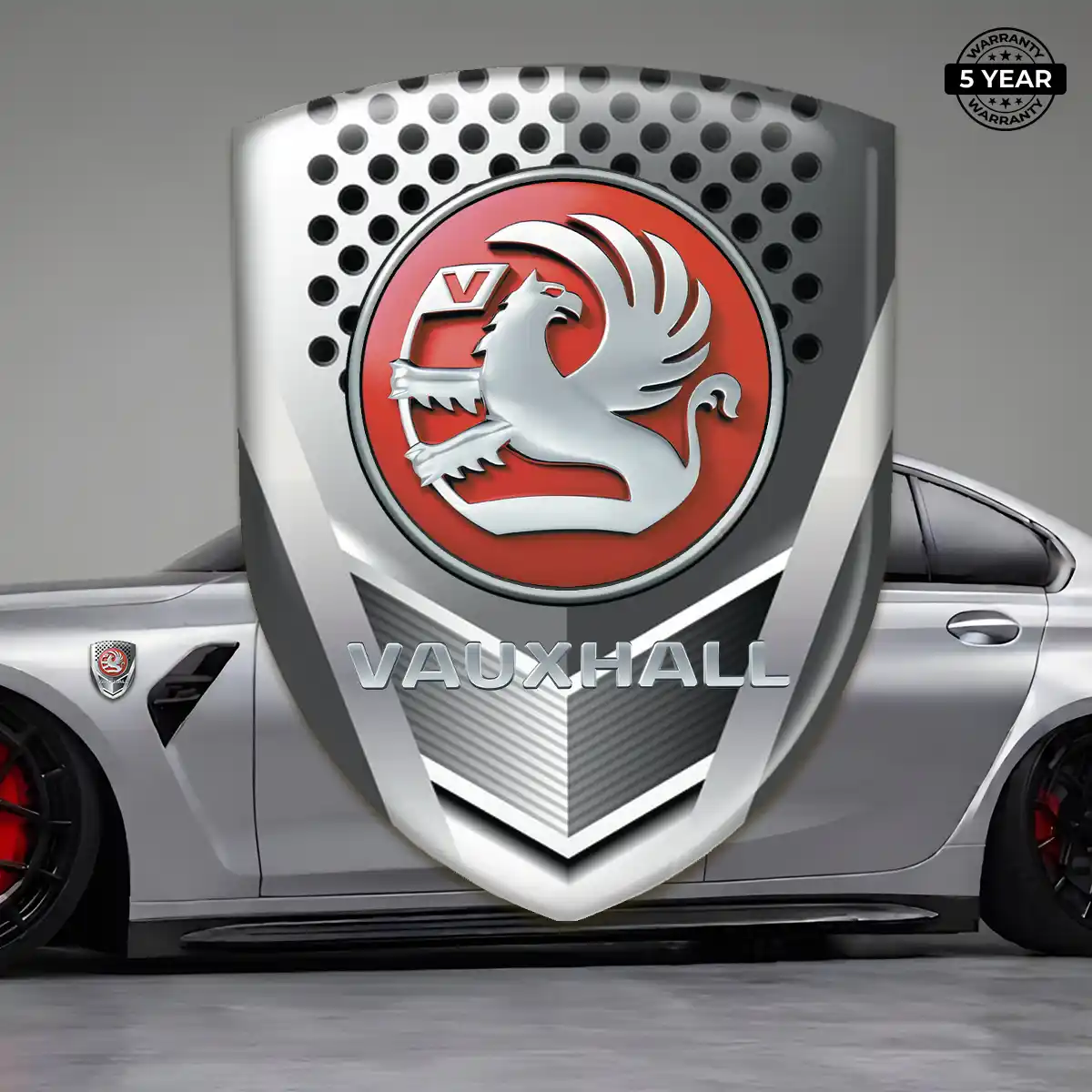Vauxhall 3D Domed Sticker Premium Dome