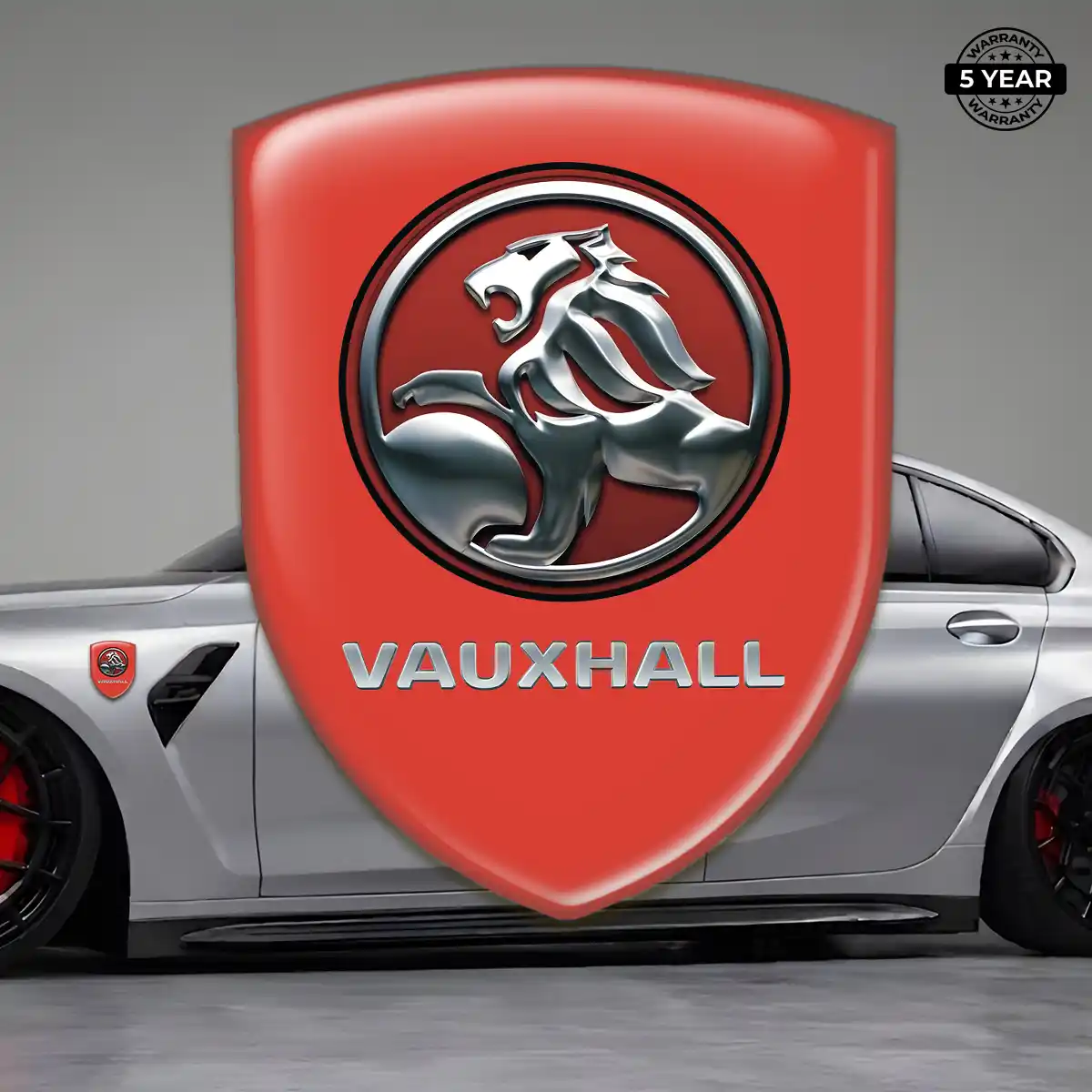 Vauxhall 3D Domed Sticker Refined Design