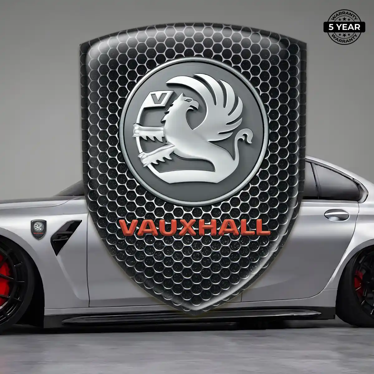 Vauxhall 3D Domed Sticker Resin Elite