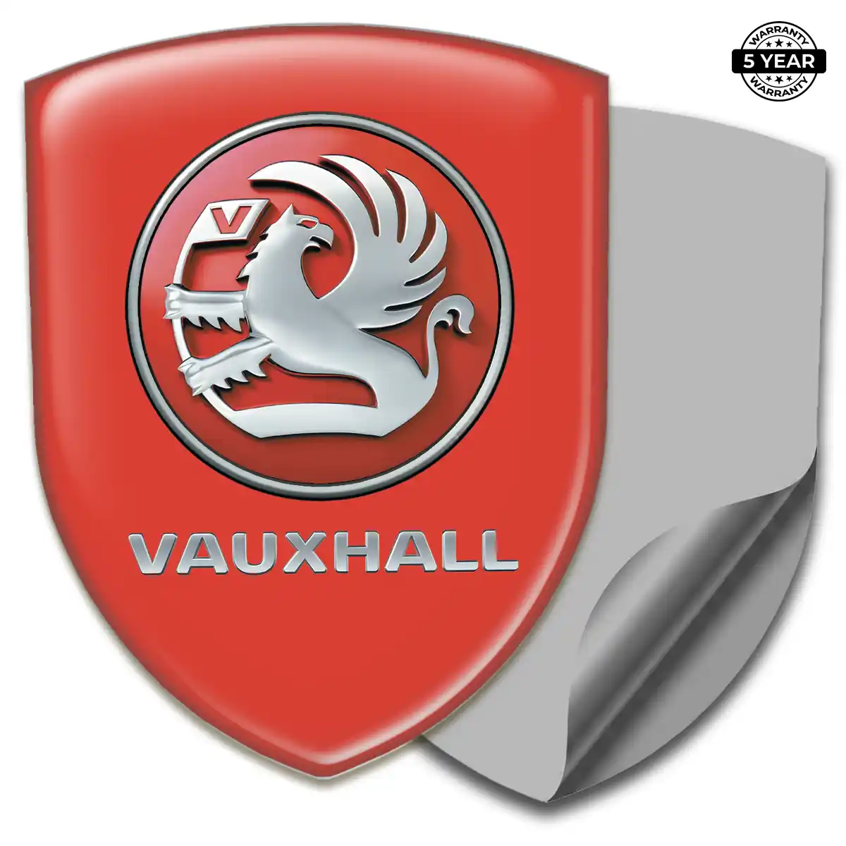 Vauxhall 3D Domed Sticker Sleek Style