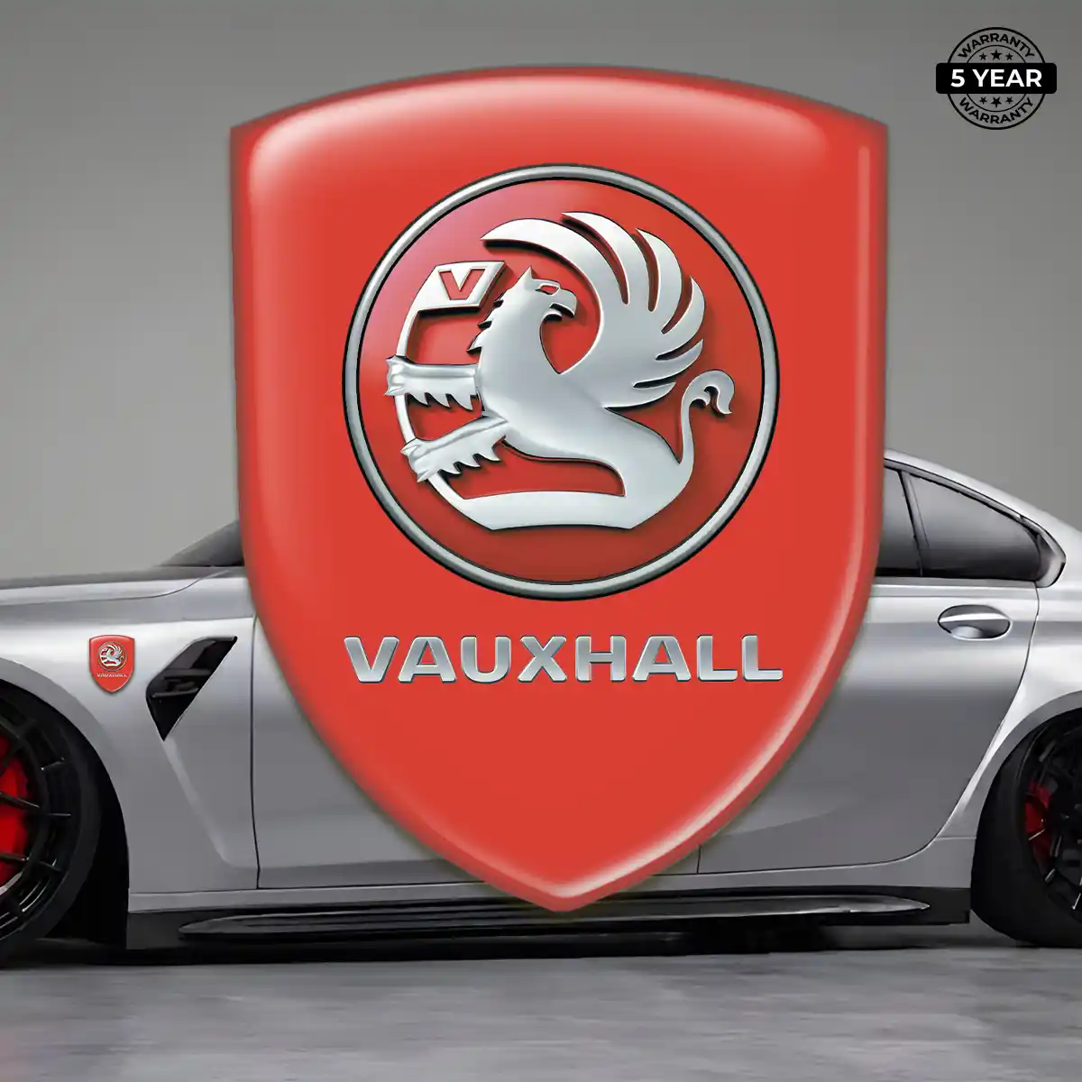 Vauxhall 3D Domed Sticker Sleek Style