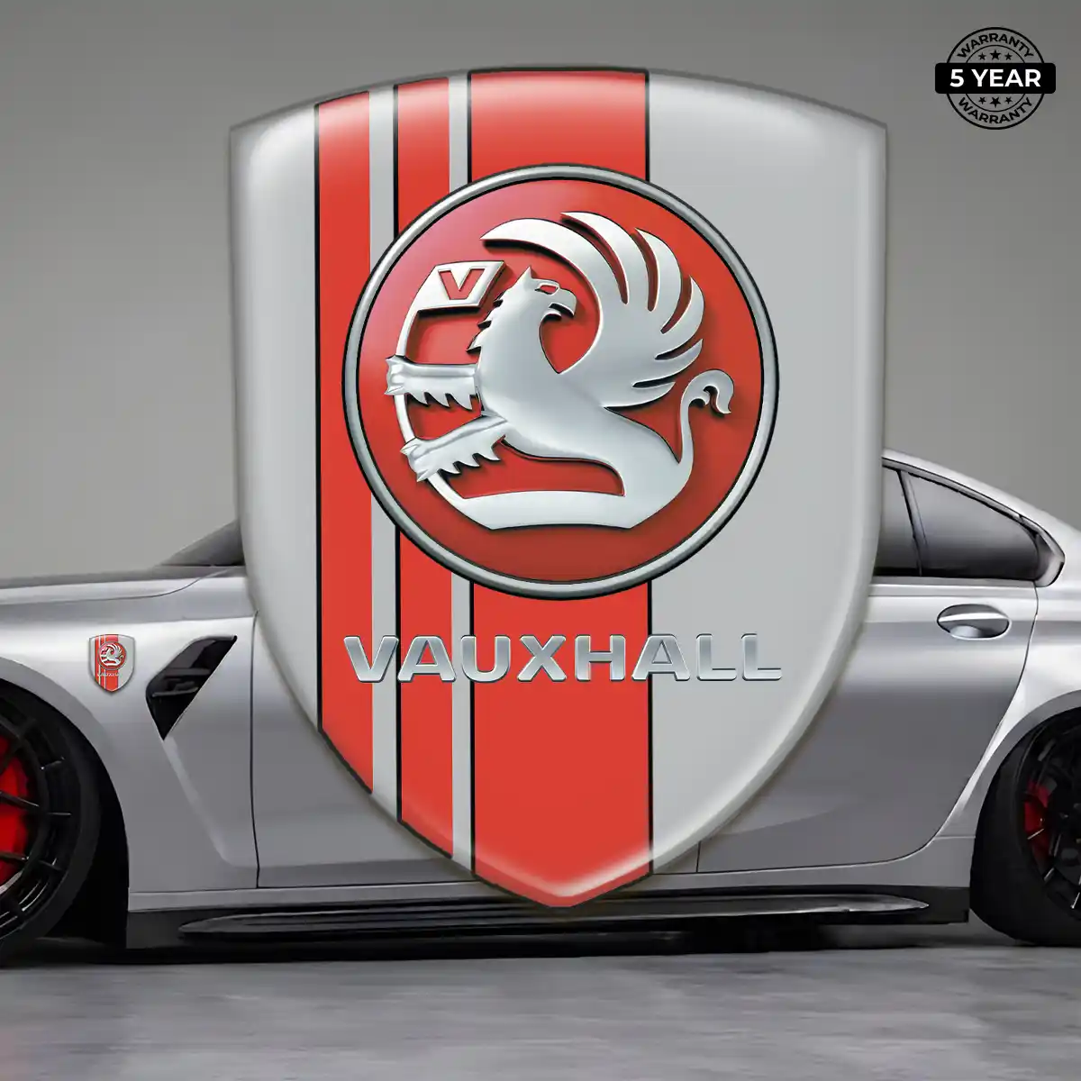 Vauxhall 3D Emblem Sticker Cabin Style