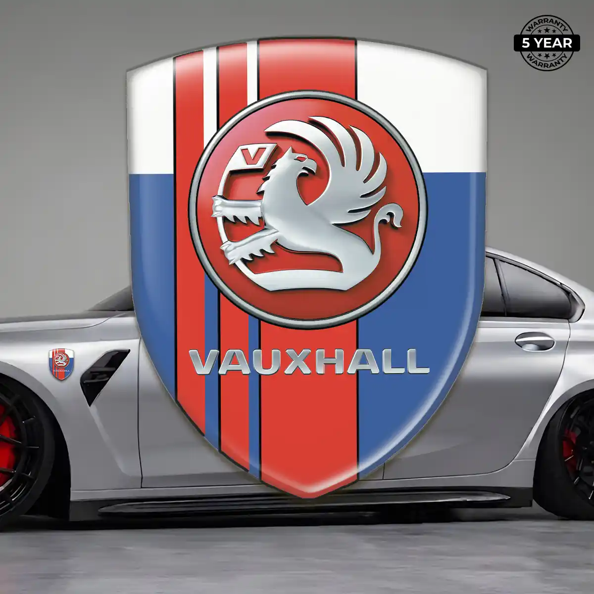 Vauxhall 3D Emblem Sticker Exterior Luxe