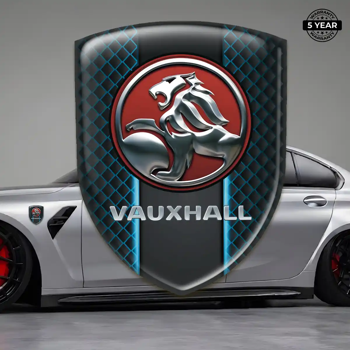 Vauxhall 3D Emblem Sticker Opulent Line