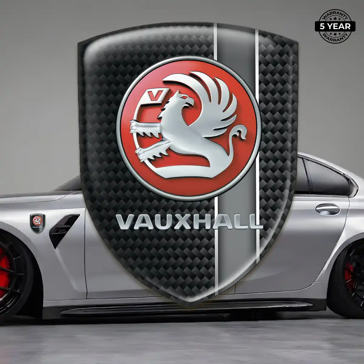 Vauxhall 3D Emblem Sticker Prestige Line