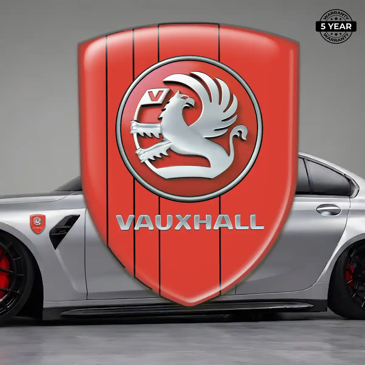 Vauxhall 3D Emblem Sticker Resin Luxe