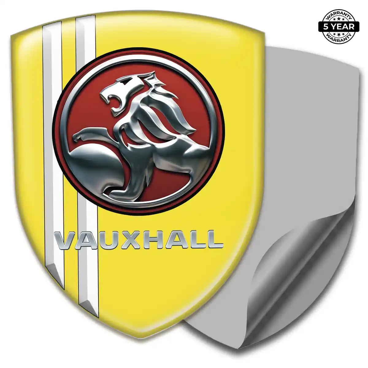 Vauxhall 3D Emblem Sticker Sleek Style