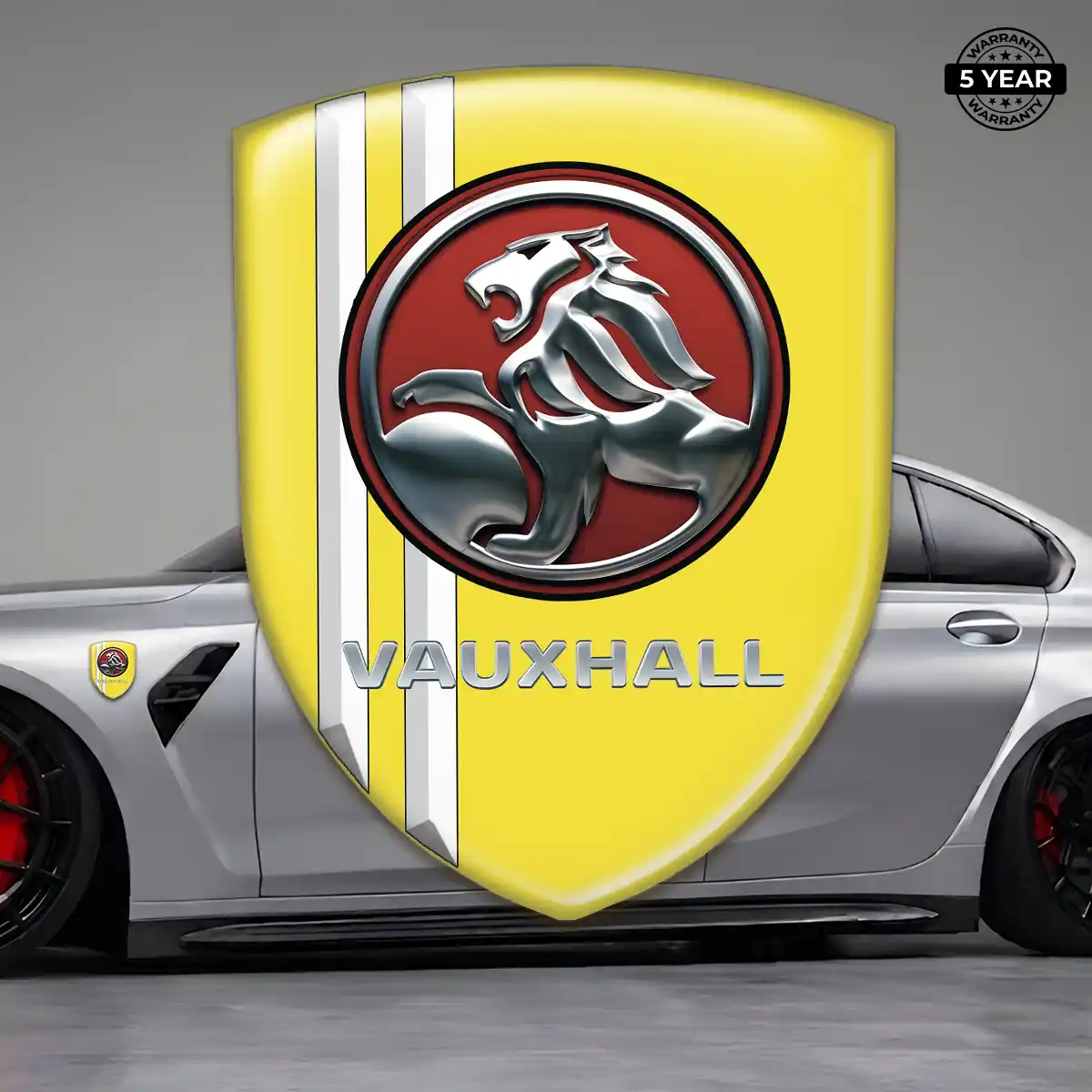 Vauxhall 3D Emblem Sticker Sleek Style