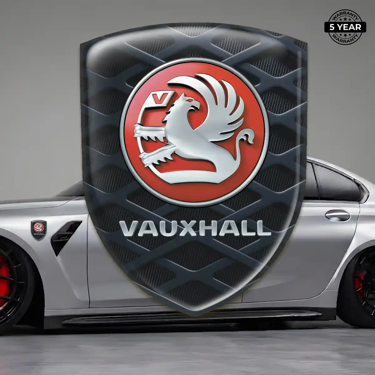 Vauxhall 3D Logo Sticker Cabin Style