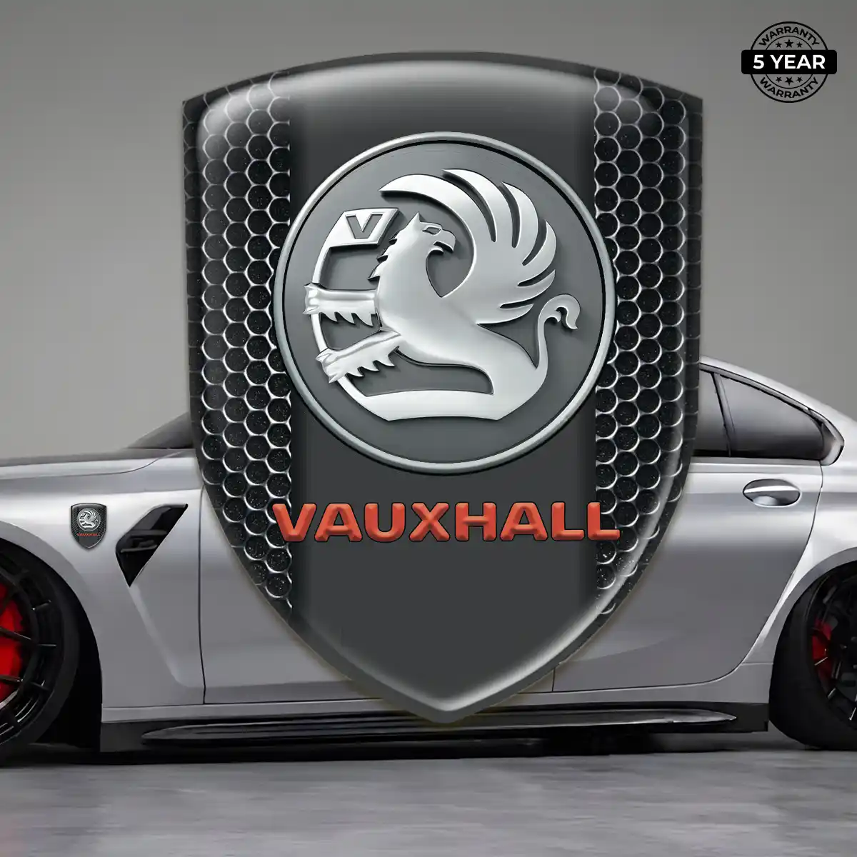 Vauxhall 3D Logo Sticker Deluxe Edition
