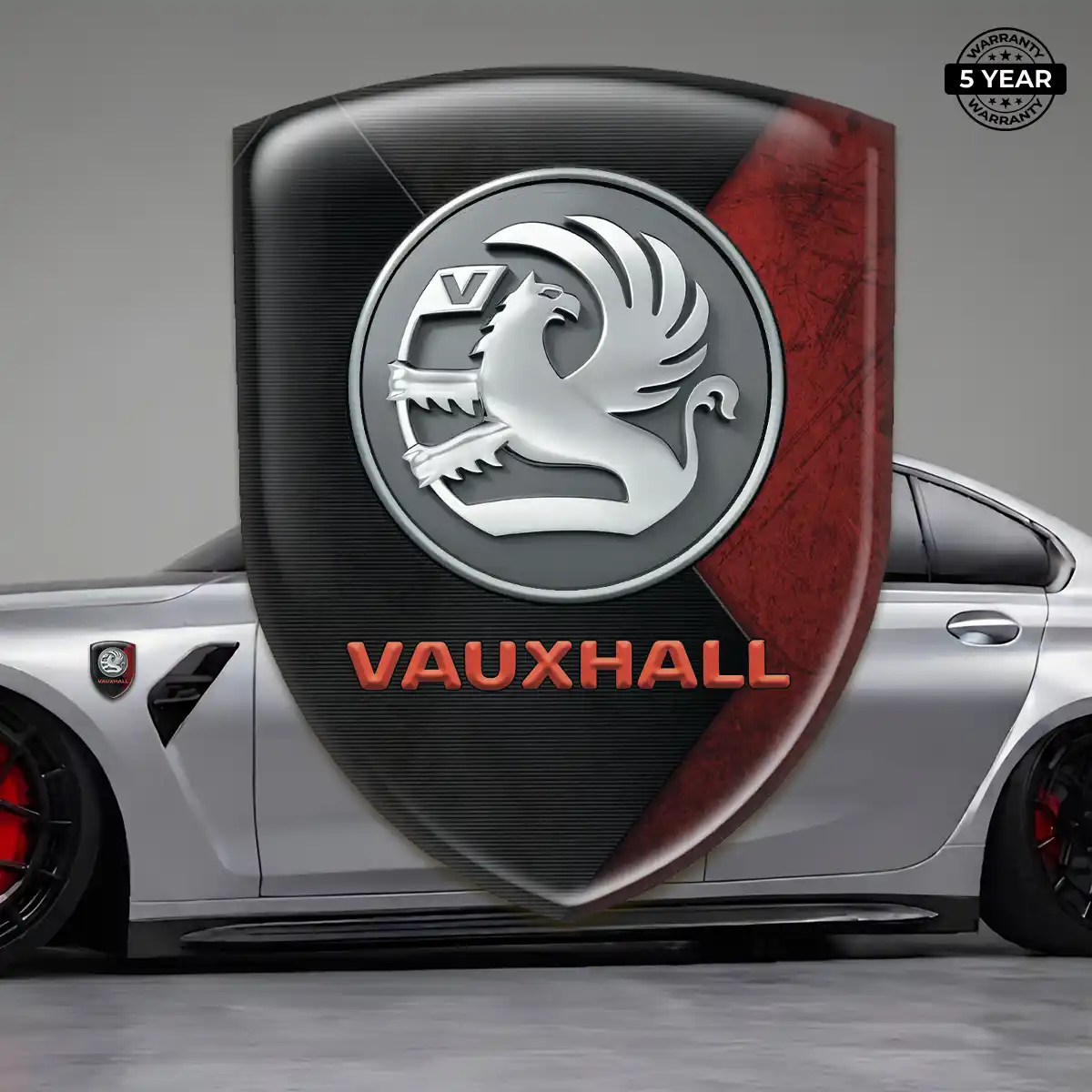 Vauxhall 3D Logo Sticker Elite Finish