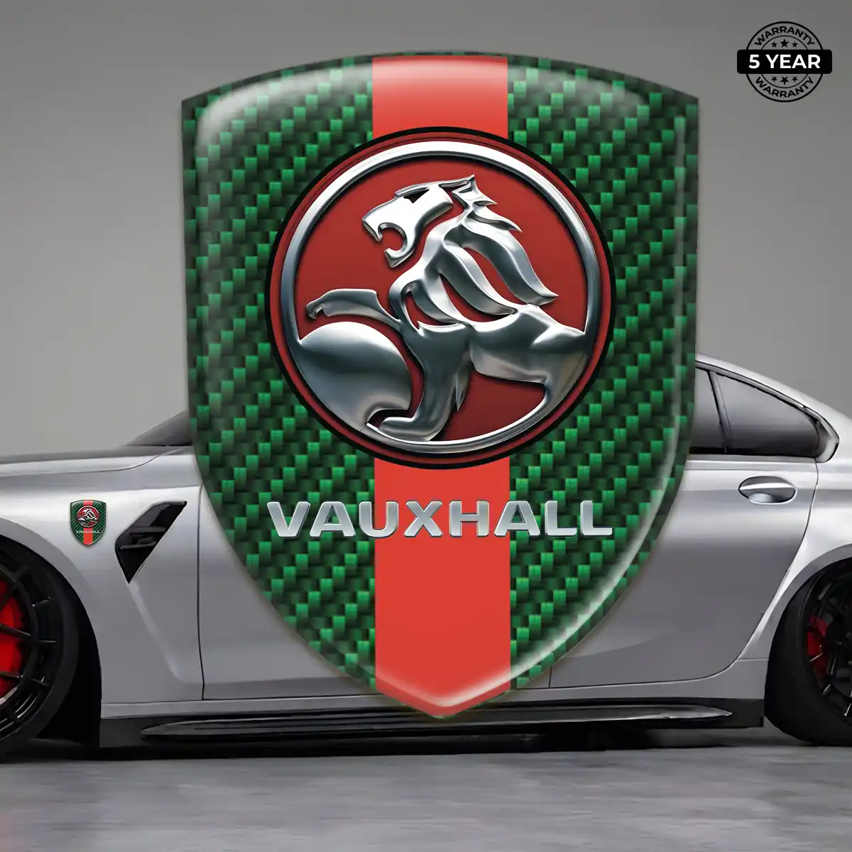 Vauxhall 3D Logo Sticker Exterior Luxe