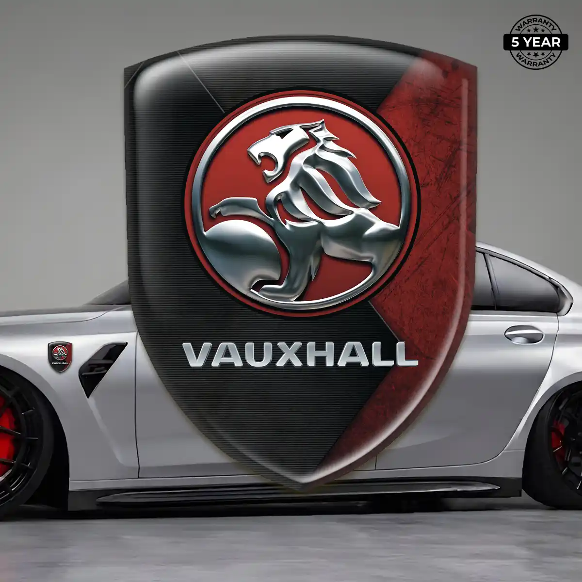 Vauxhall 3D Logo Sticker Interior Luxe