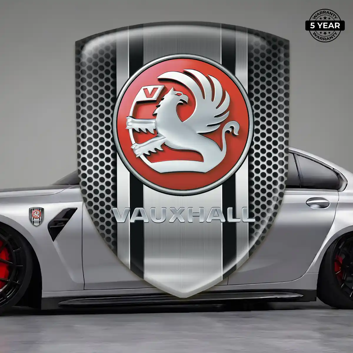 Vauxhall 3D Logo Sticker Opulent Line