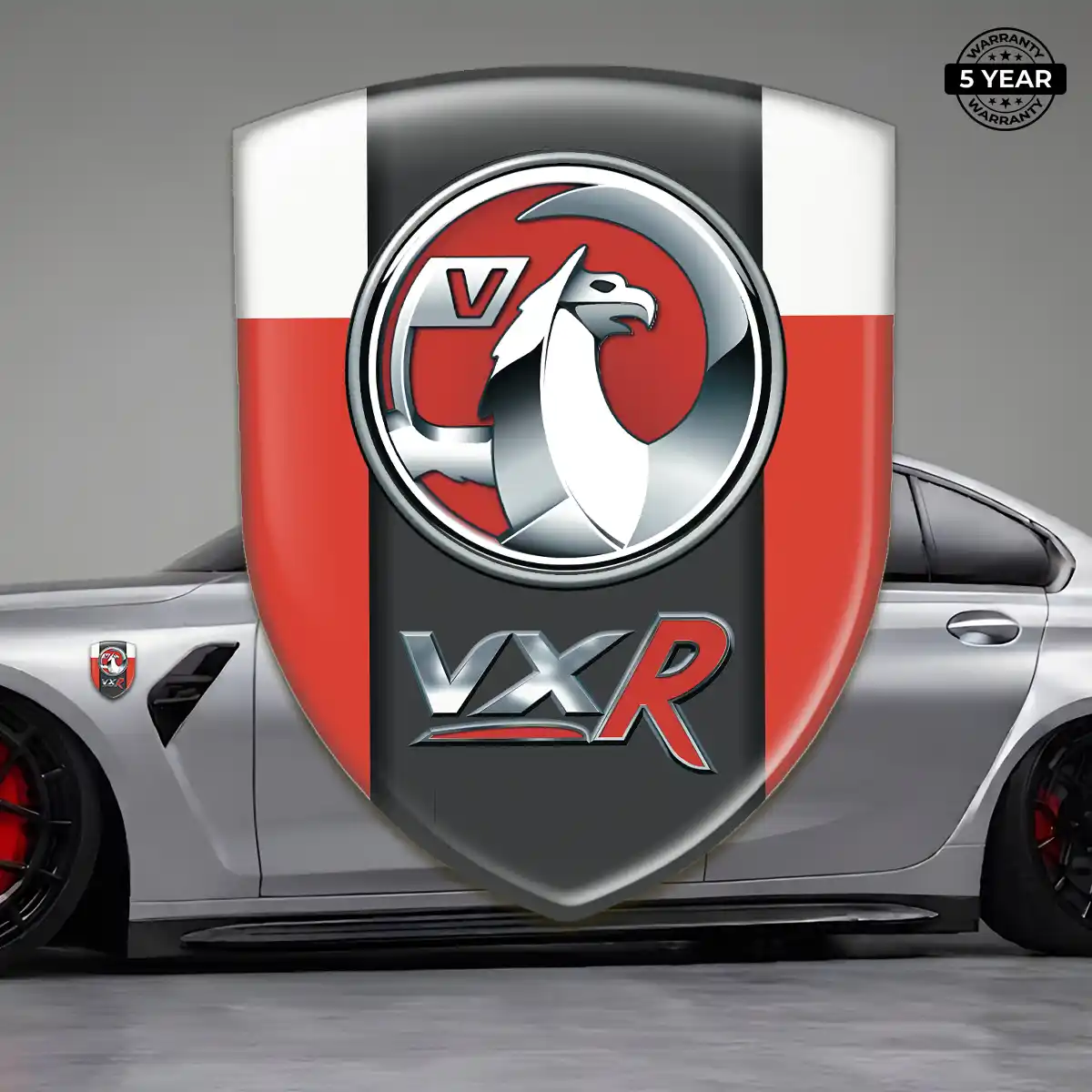 Vauxhall 3D Logo Sticker Premium Dome