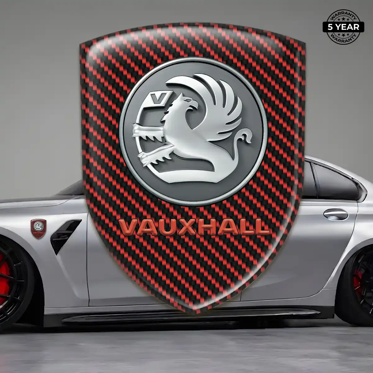 Vauxhall 3D Logo Sticker Prime Quality