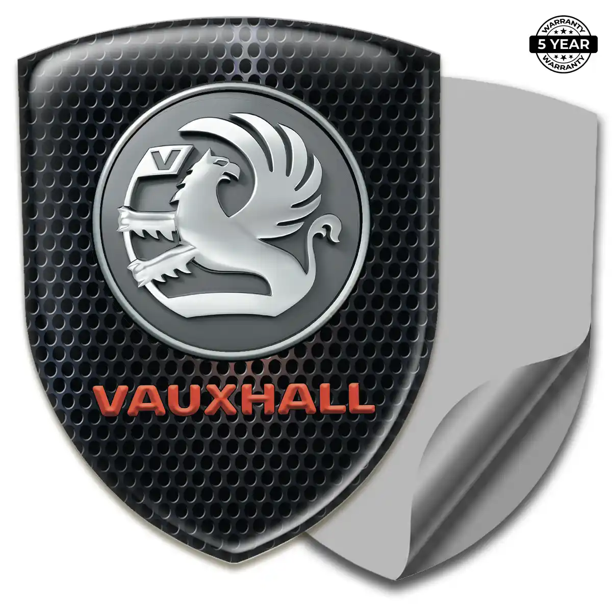 Vauxhall 3D Logo Sticker Refined Design
