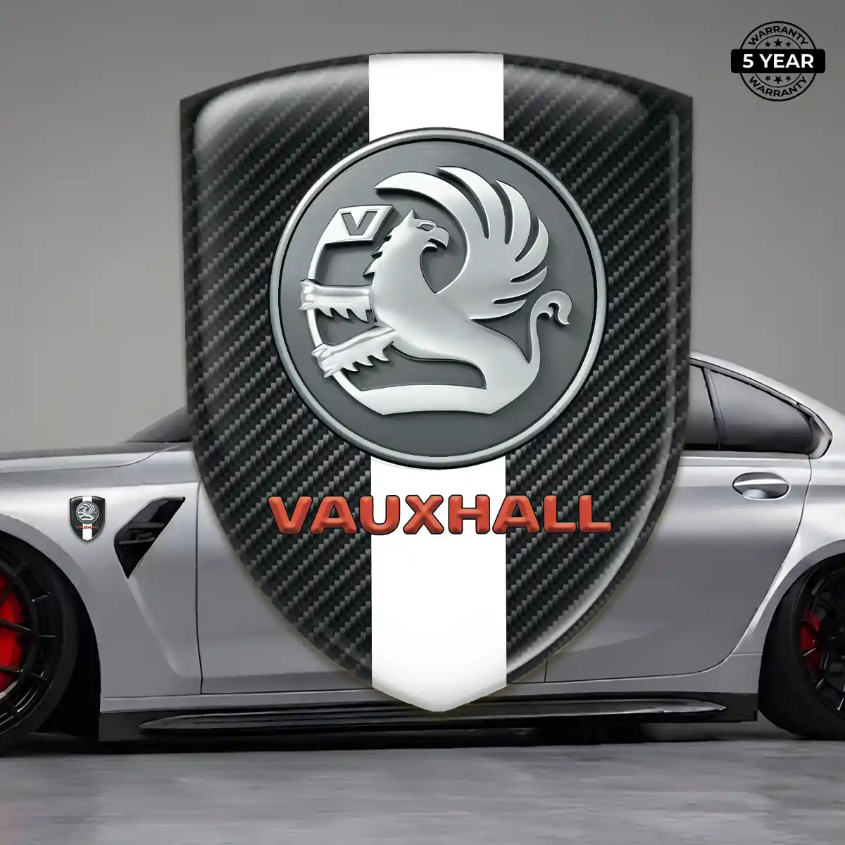 Vauxhall 3D Logo Sticker Resin Luxe