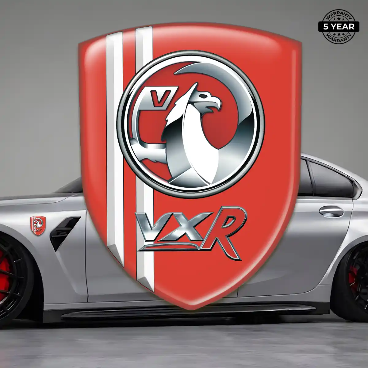 Vauxhall 3D Logo Sticker Sleek Style