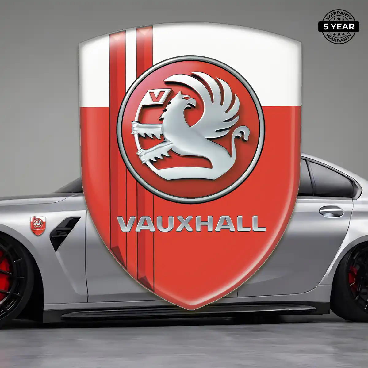 Vauxhall 3D Resin Sticker Refined Design