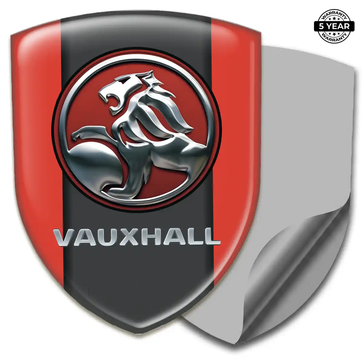 Vauxhall 3D Resin Sticker Resin Luxe