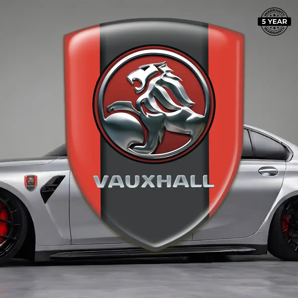 Vauxhall 3D Resin Sticker Resin Luxe